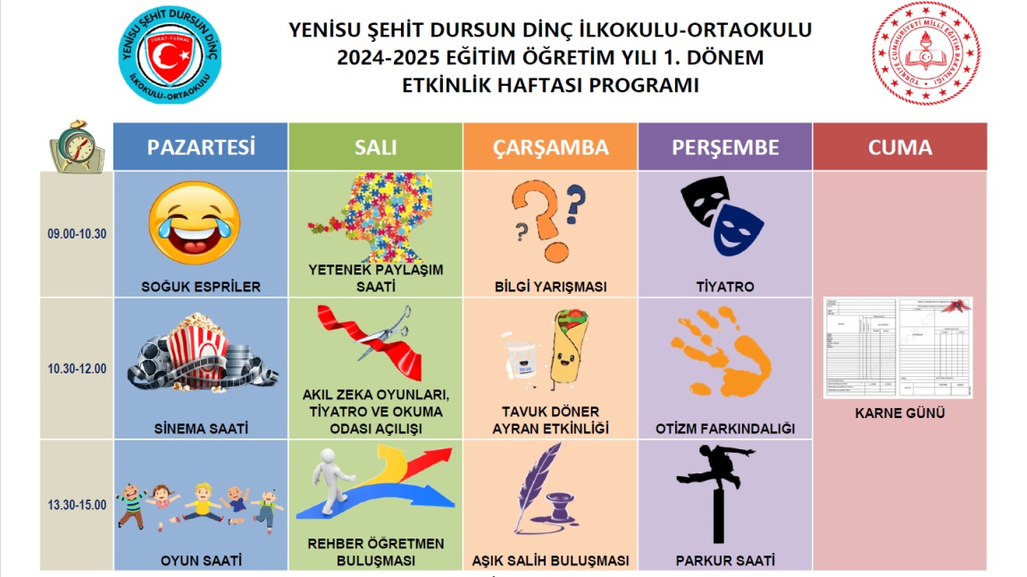 ETKİNLİK HAFTASI ETKİNLİKLERİMİZDEN KARELER